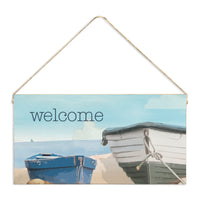 Boats Personalized Twine Sign
