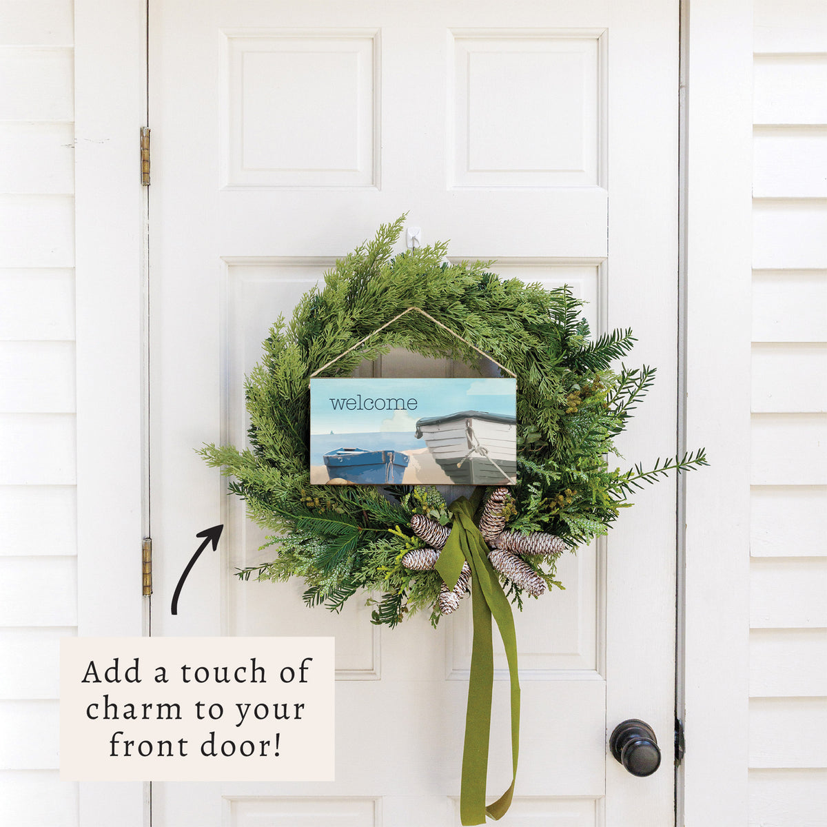 Boats Personalized Twine Sign