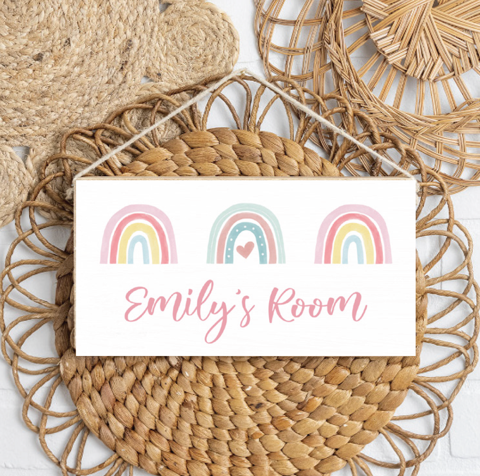 Personalized Rainbows  Sign