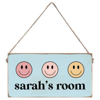 Smiley Personalized Twine Sign