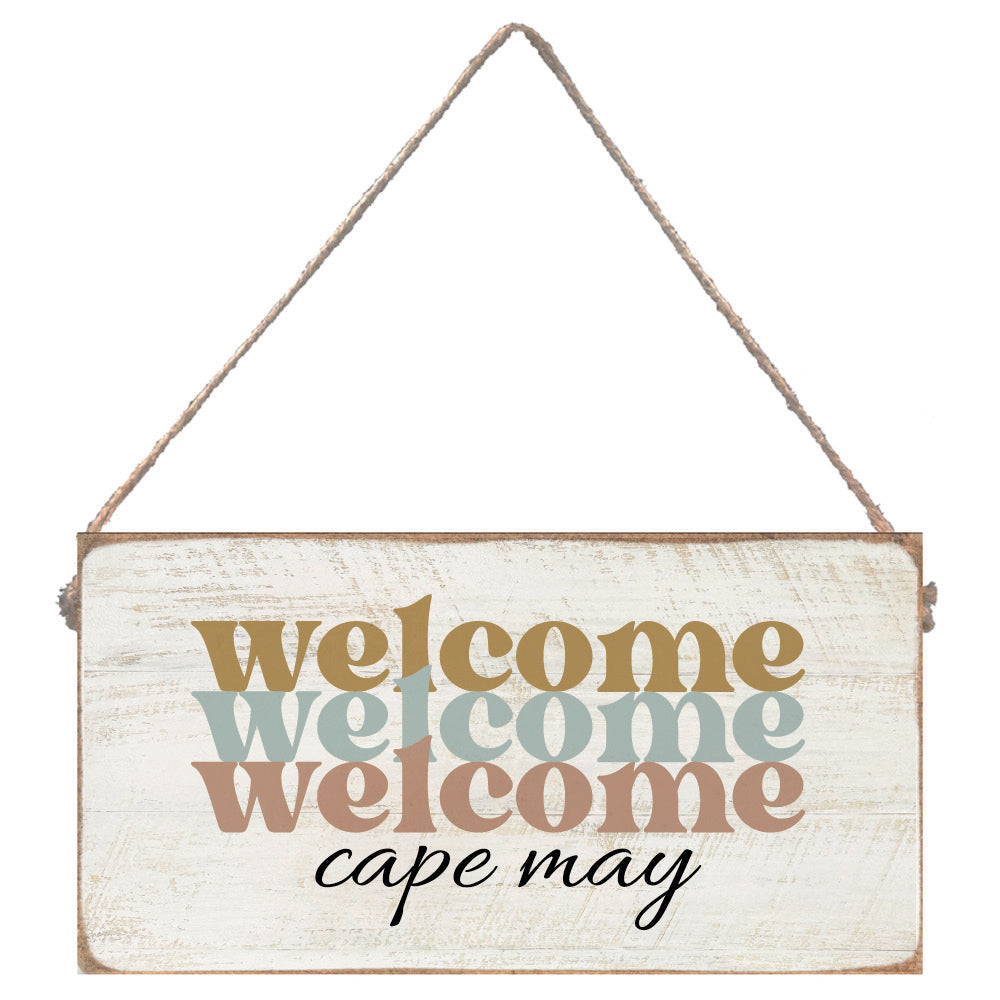 Welcome Home Personalized Twine Sign