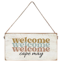 Welcome Home Personalized Twine Sign