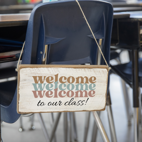 Personalized Welcome Home Twine Sign