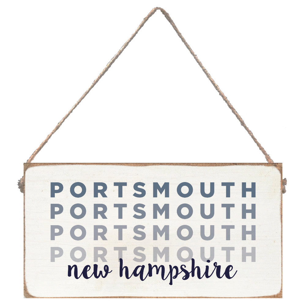 Repeating Word Personalized Twine Sign