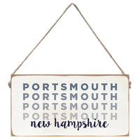 Repeating Word Personalized Twine Sign
