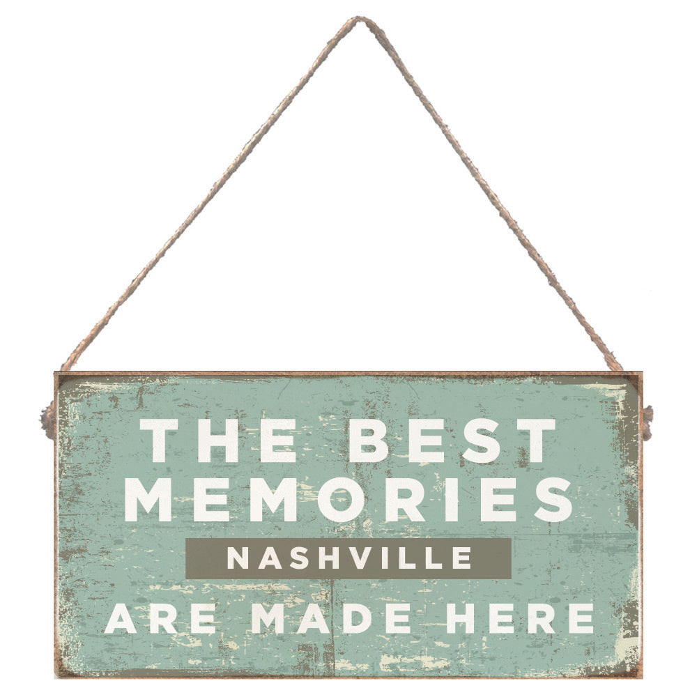 Best Memories Personalized Twine Sign