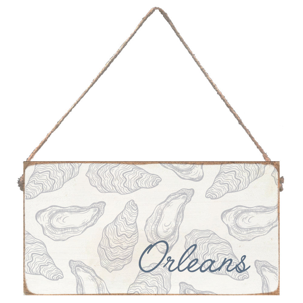 Oyster Personalized Twine Sign