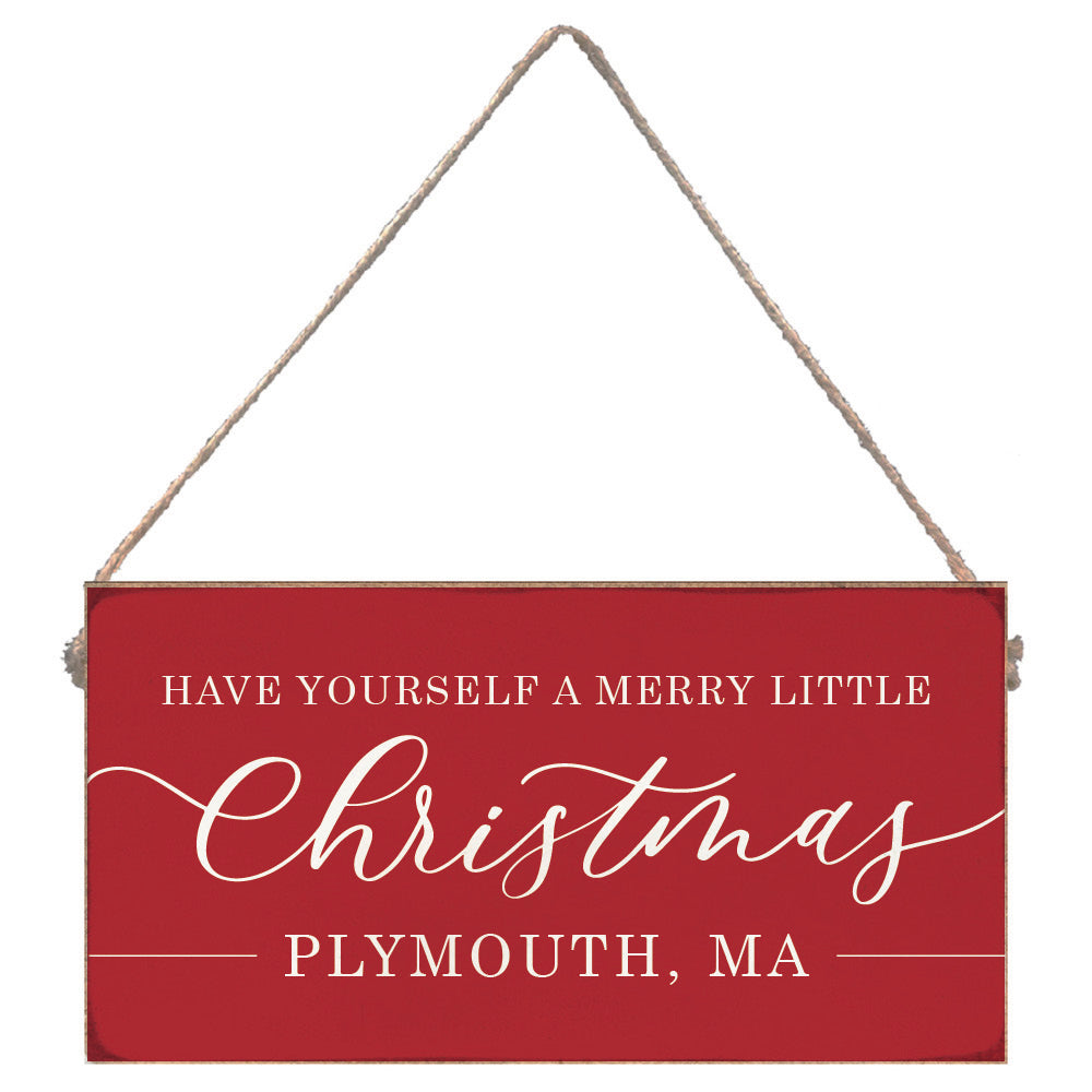 Have Yourself A Merry Little Christmas Personalized Twine Sign