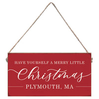 Have Yourself A Merry Little Christmas Personalized Twine Sign