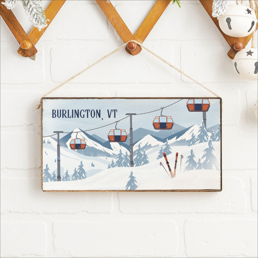 Personalized Alpine Lift Twine Sign