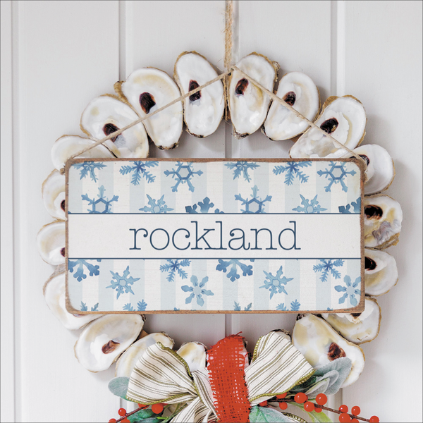 Personalized Snowflake Twine Sign