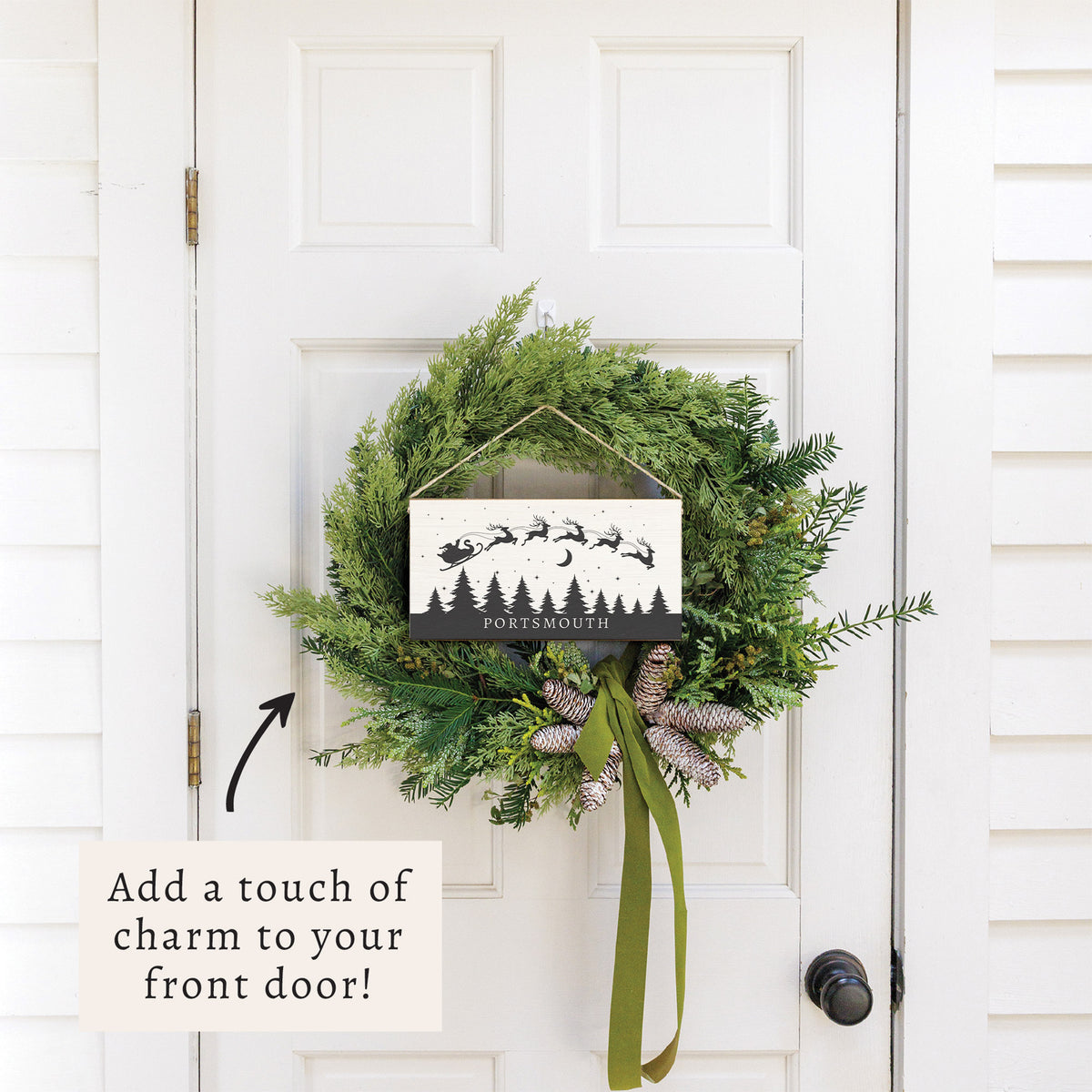 And To All A Good Night Personalized Twine Sign
