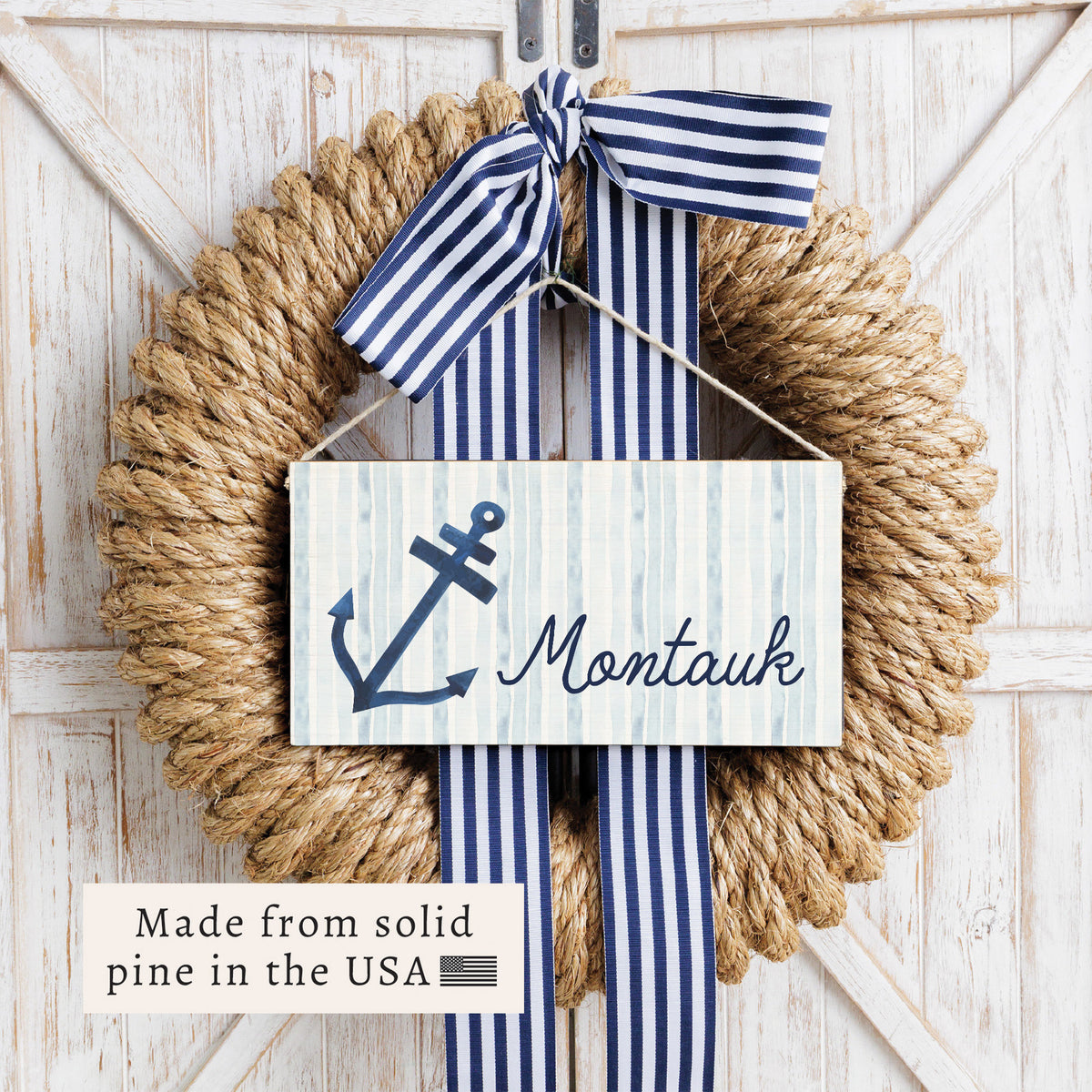 Anchor Personalized Twine Sign