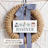 Winter Icons Personalized Twine Sign