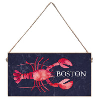 Boston Lobster Twine Sign