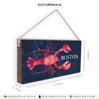Boston Lobster Twine Sign