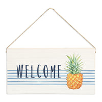 Pineapple Welcome Twine Sign