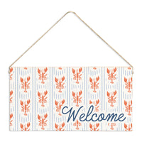 Lobsters Welcome Twine Sign