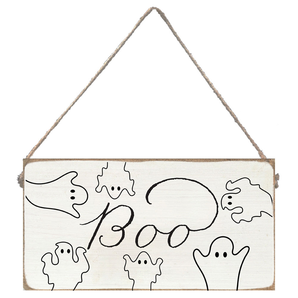 Boo Fall Twine Sign