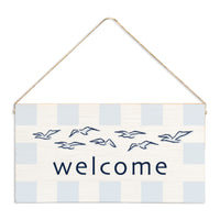 Seagulls Welcome Twine Sign