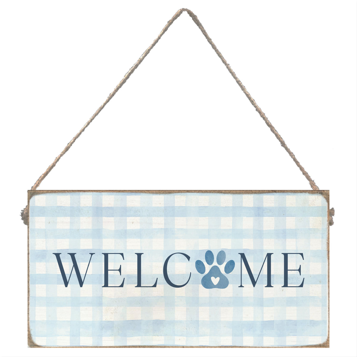 Welcome Paws Twine Sign