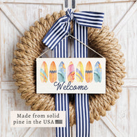 Surfboards Welcome Twine Sign