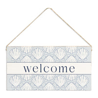 Scallop Shells Welcome Twine