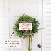 Roses Welcome Twine Sign