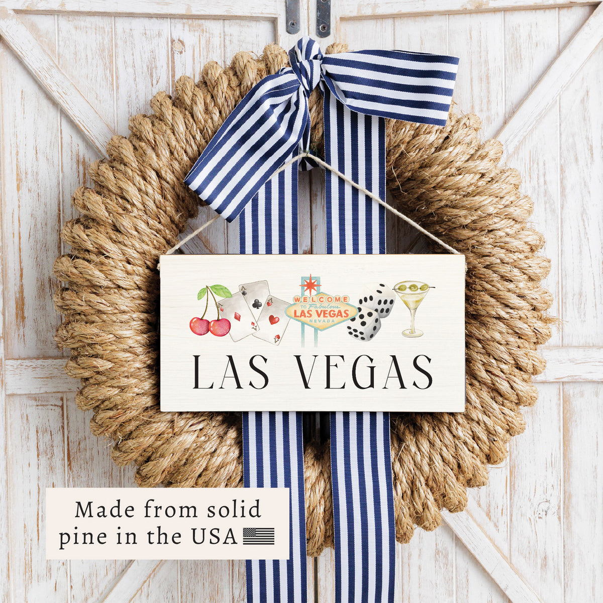 Las Vegas Icons Twine Sign