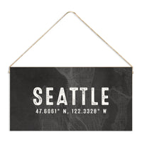 Seattle City Grid Twine Sign