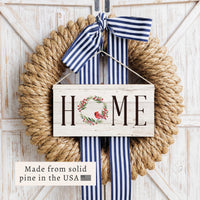 Cardinal Holiday Home Twine Sign