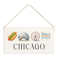 Chicago Icons Twine Sign