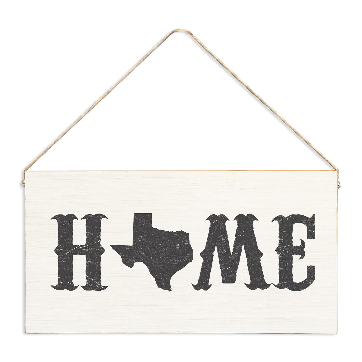 Texas State Home Twine Sign