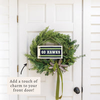 Go Hawks Twine Sign