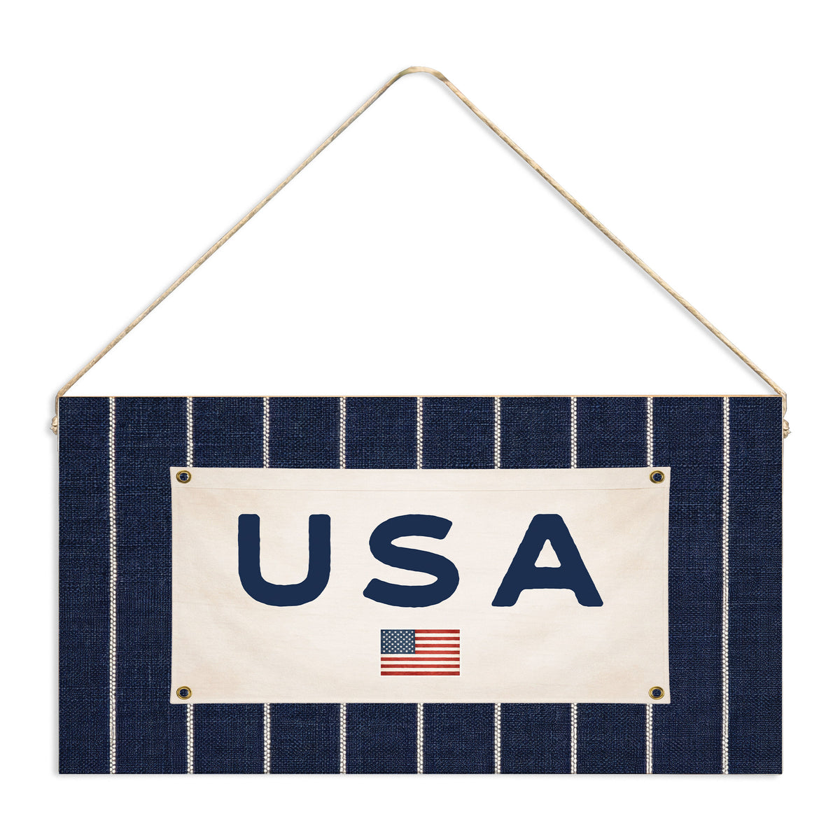 Americana Stripe Twine Sign