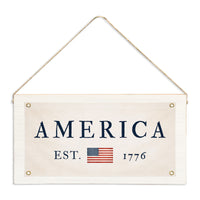 America Est 1776 Twine Sign