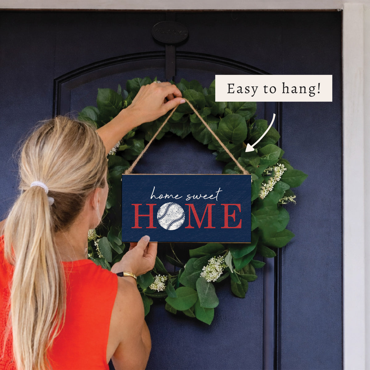 Home Sweet Home Sox Twine Sign