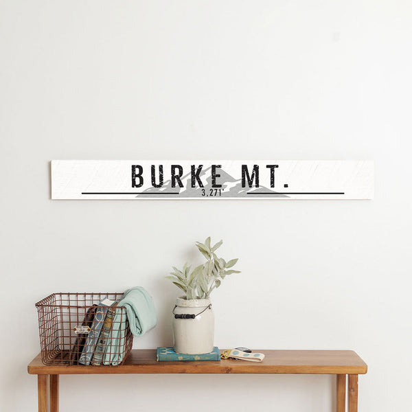 Mountain Personalized Barnwood Sign