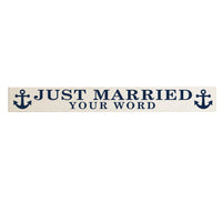 Just Married Personalized Barn Wood Sign