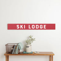 Classic Red Personalized Barnwood Sign