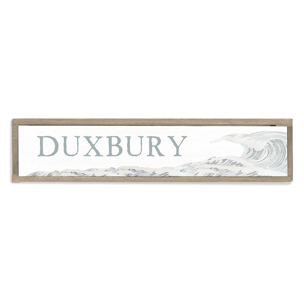 Wave Personalized 10x44 Barnwood Sign
