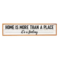 Home Its a Feeling Framed Barn Wood Sign