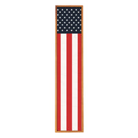50 Stars Flag Framed Barnwood Sign