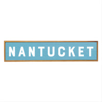 Blue Personalized Barnwood Sign 10x44