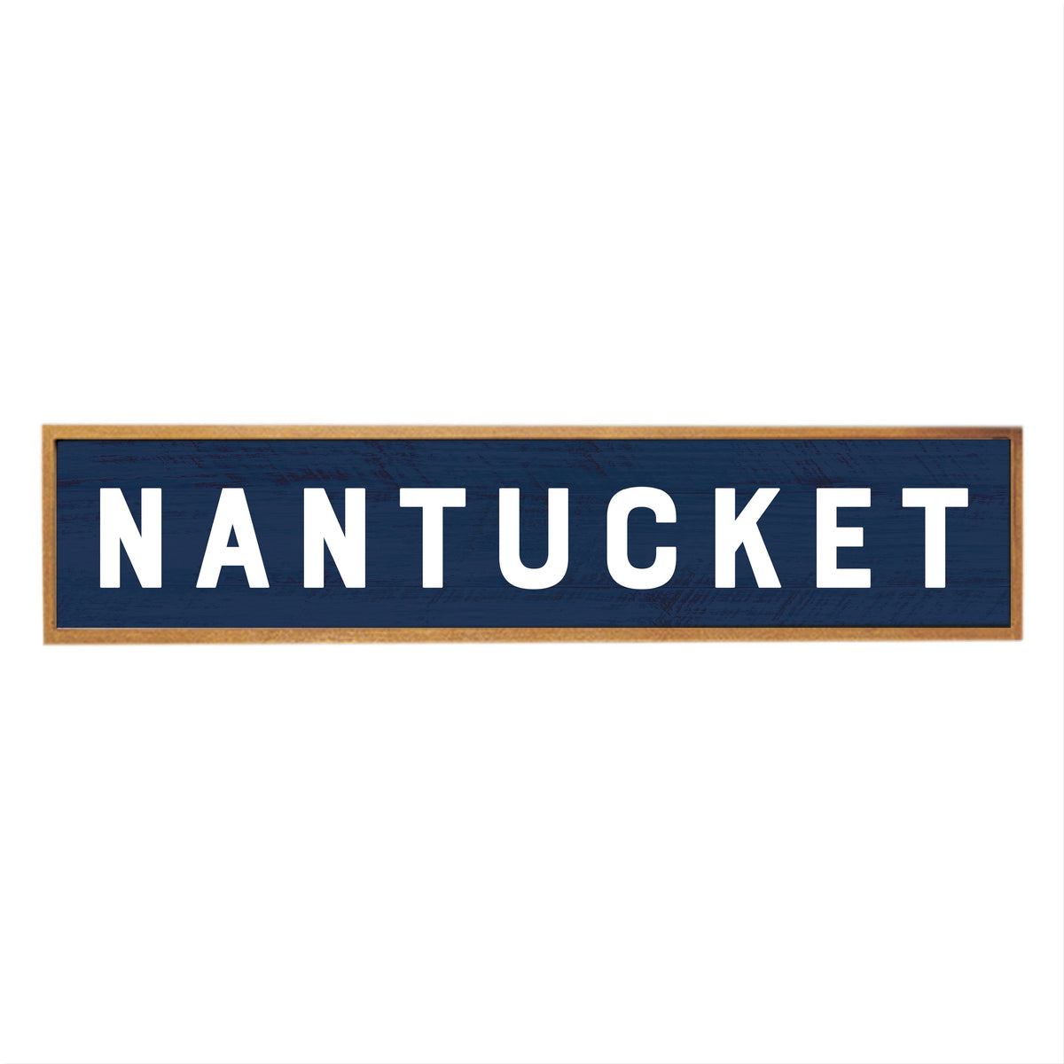 Dark Blue Personalized Barnwood Sign 10x44