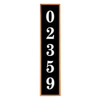 Zip Code Framed Personalized Barnwood Sign