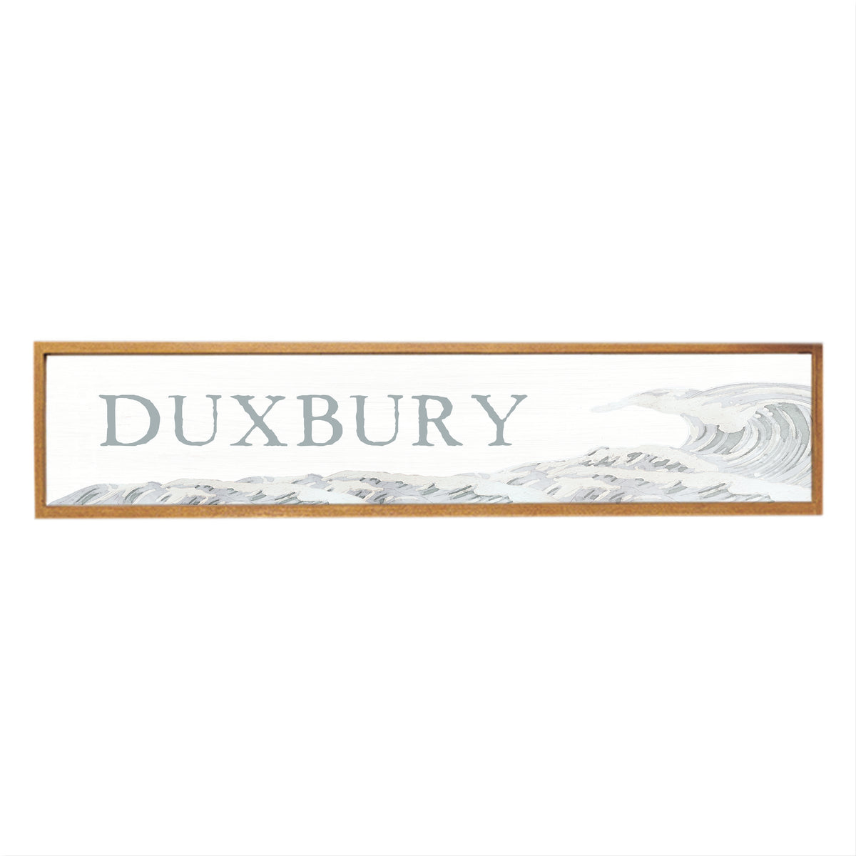 Wave Personalized 10x44 Barnwood Sign