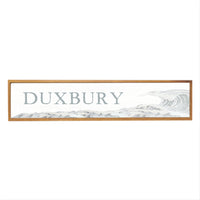 Wave Personalized 10x44 Barnwood Sign