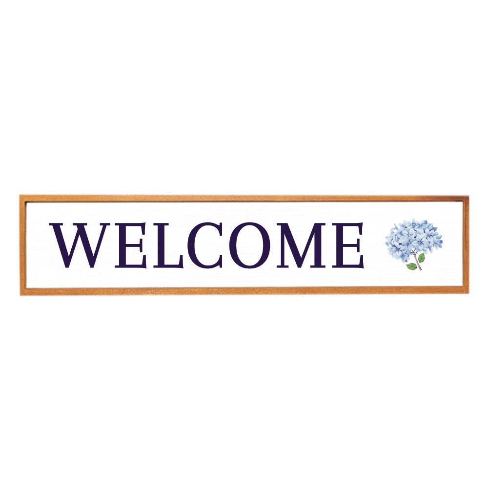 Endless Summer Hydrangea Personalized Framed Barn Wood Sign
