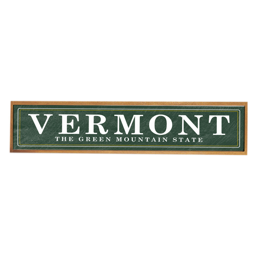 Vermont Green Mountains State Barnwood Sign